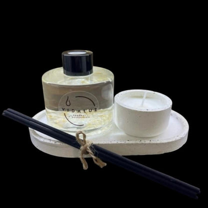 Set Difusor, bandeja y vela